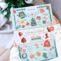 Adventní kalendář plněný 3D figurkami z mléčné čokolády 216g