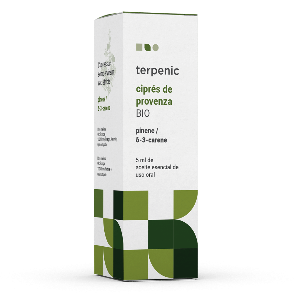 Terpenic Esenciální olej cypřiš Bio (vnější & vnitřní užití) 5 ml