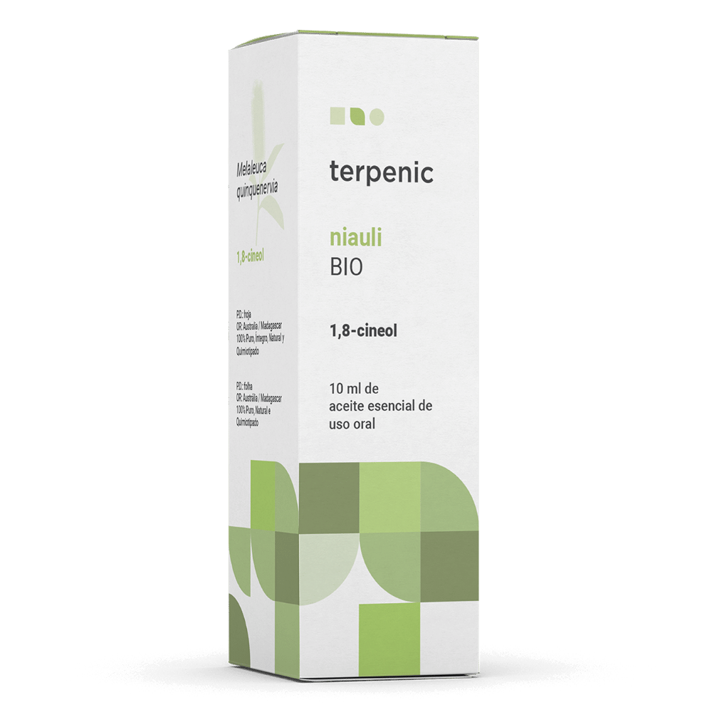 Terpenic Esenciální olej niaouli BIO 10ml (vnitřní & vnější užití) Terpenic Esenciální olej niaouli BIO 10ml (vnitřní & vnější užití)