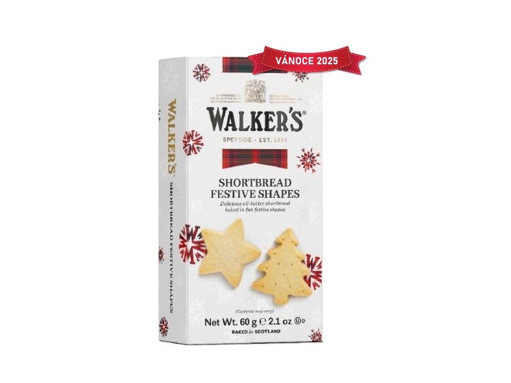 Walkers Skotské máslové sušenky 60g Walkers Shortbread Ltd.